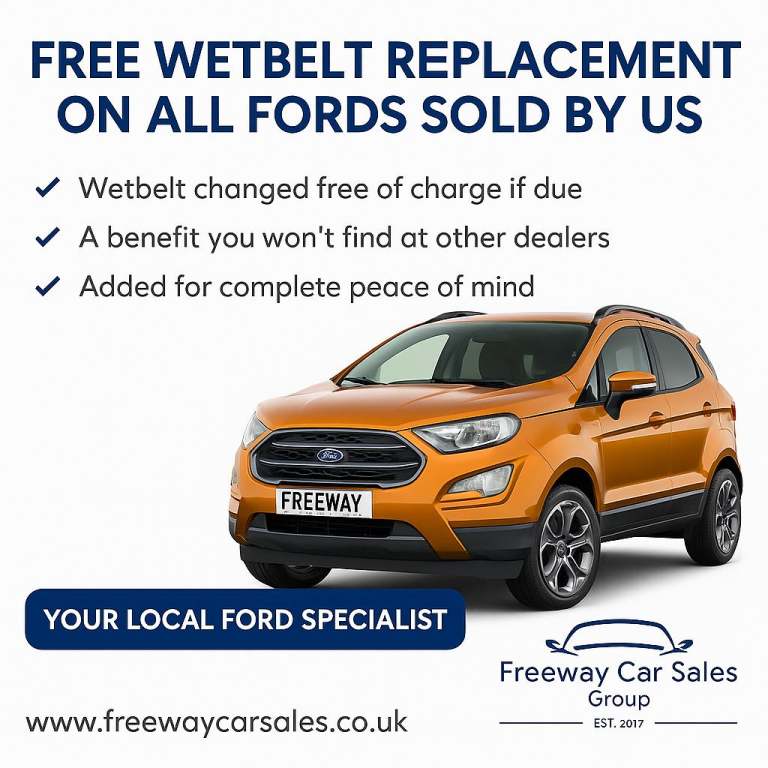 FORD ECOSPORT 1.0T EcoBoost Titanium SUV 5dr, New Wetbelt, Very Low Miles