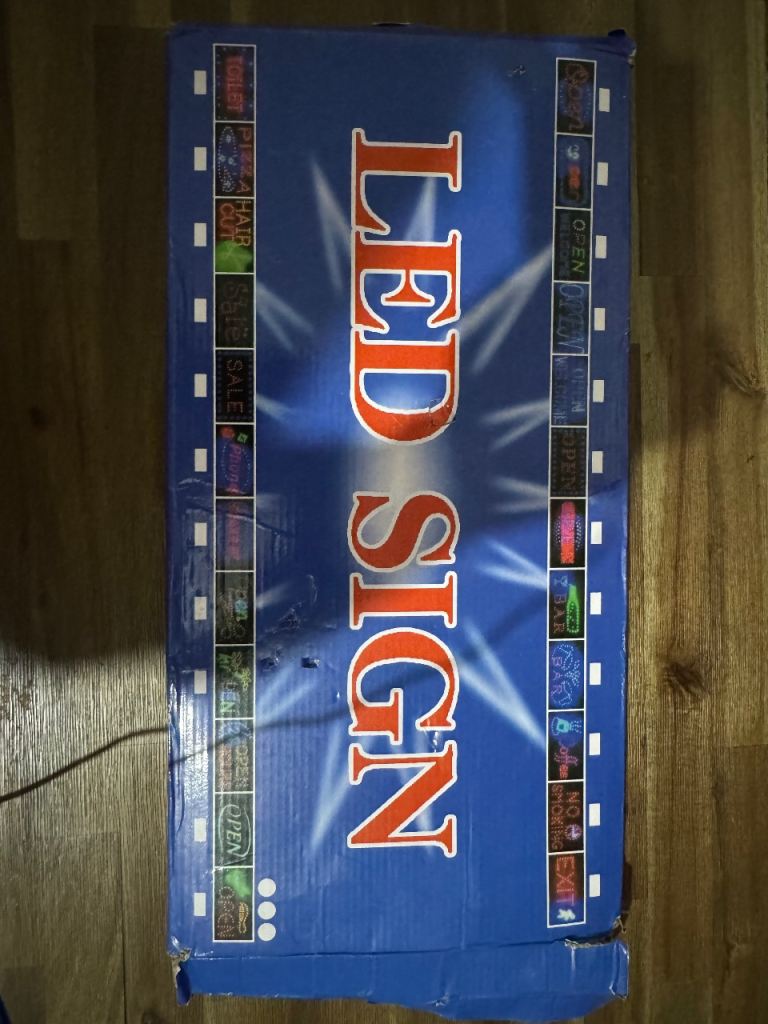 Led Sing OPEN New no used