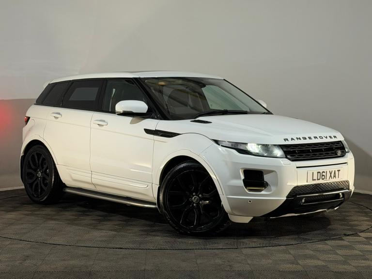 WHITE 2011 61 RANGE ROVER EVOQUE PURE [TECH PACK] SD4 2.2 DIESEL AUTOMATIC 4WD 