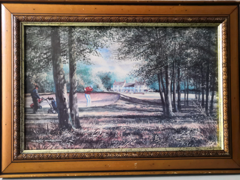 PRINT OF OVER THE TOP BY TERRY HARRISON 