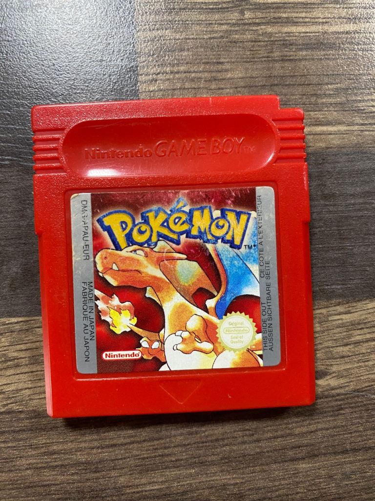 Nintendo Game Boy Pokemon Red Version Cartridge