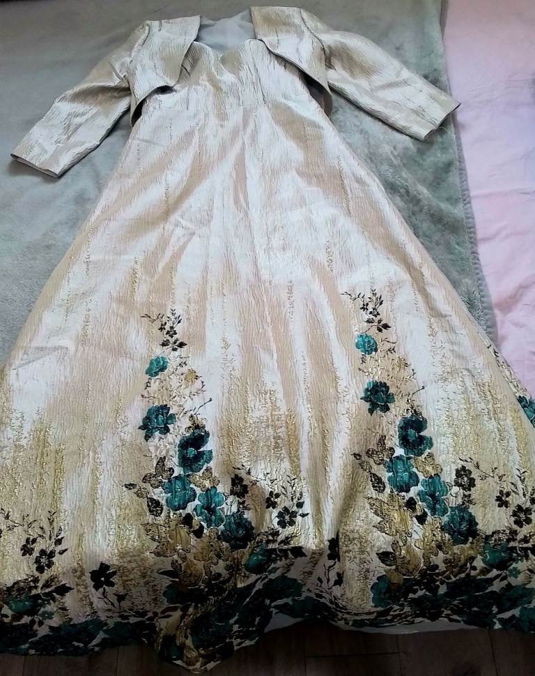 DEVCHATA Elegant Women Jacquard Dress Floral Party Clothing Fashion Summer Evening 