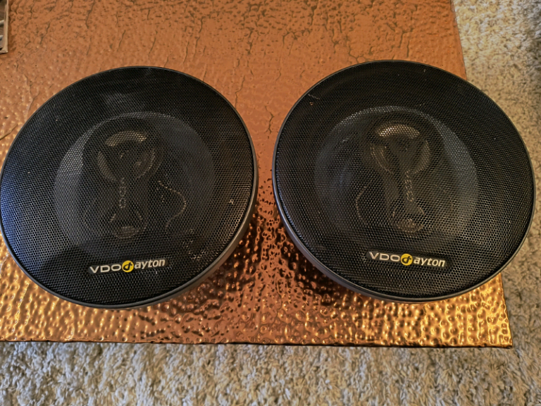 Vintage VDO Dayton car stereo speakers 