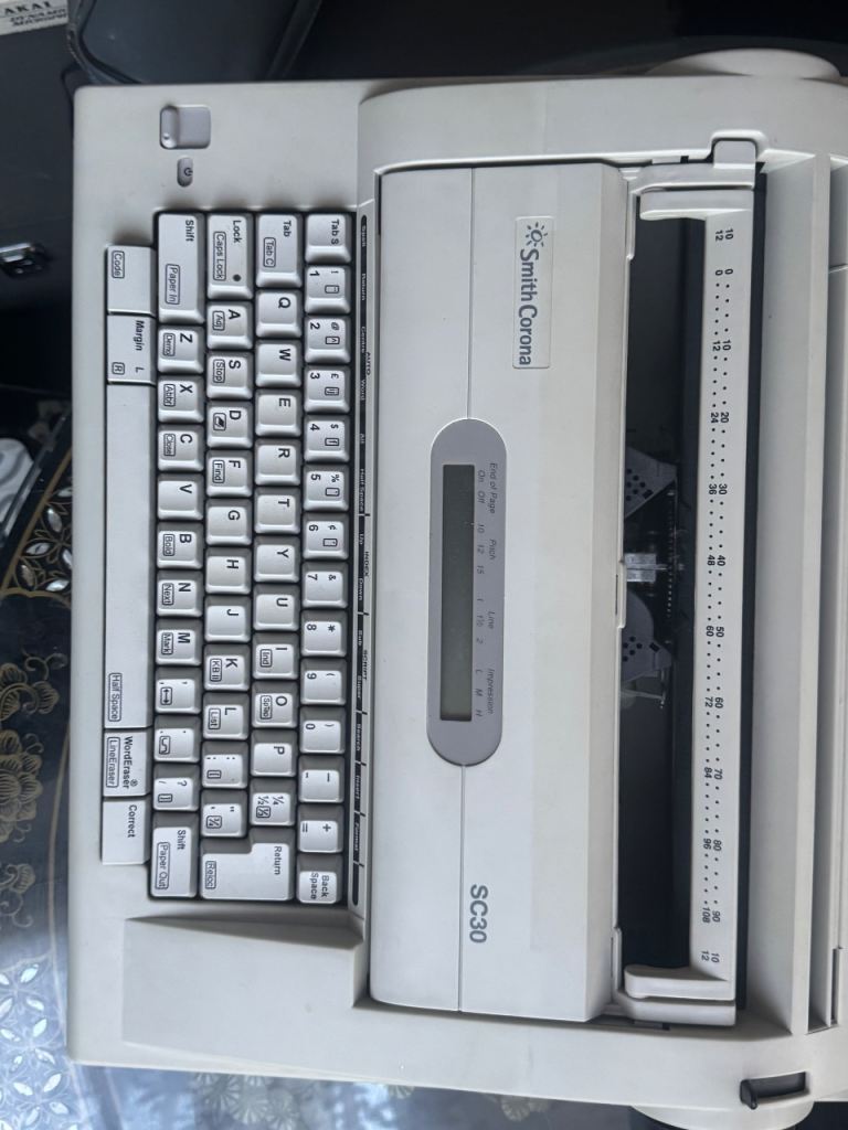 Smith Corona SC30 Electronic Typewriter – Good Condition | in Crystal ...