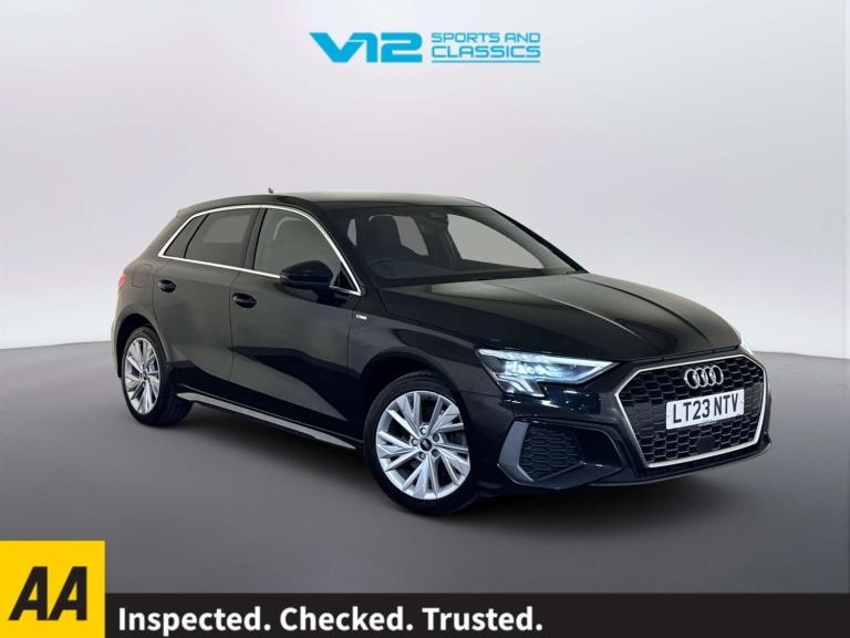 2023 Audi A3 1.4 TFSIe 40 S line Sportback 5dr Petrol Plug-in Hybrid S Tronic Euro 6 (s/ Hatchbac...