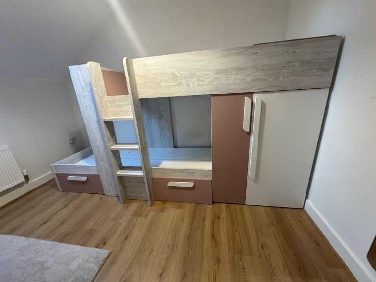 2 in 1 Bunk Bed and Wardrobe - Delivery available