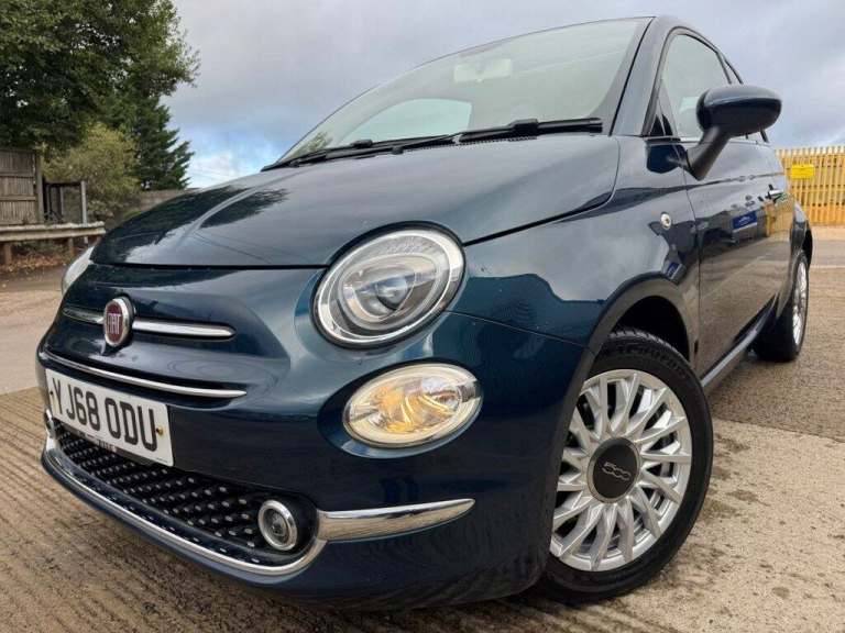 2018 68 FIAT 500 LOUNGE 1.25*1 LADY OWNER 7 YEARS*12 MONTHS MOT*HISTORY*PAN ROOF