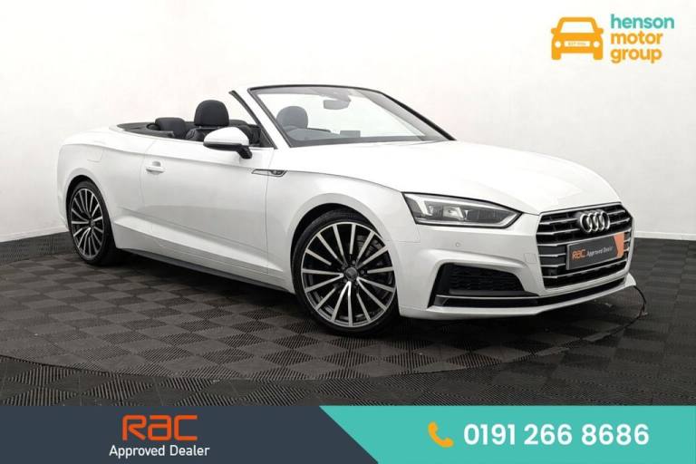 2018 Audi A5 Cabriolet 2.0 TFSI S line Convertible 2dr Petrol S Tronic Euro 6 (s/s) (190 ps) Conv...
