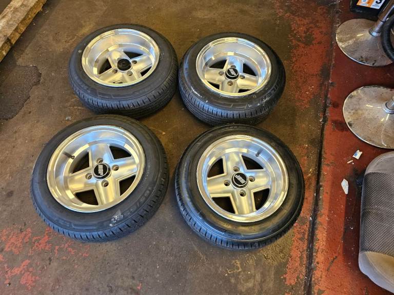 Revolite alloy wheels 4x108 to suit classic ford escort, fiesta, sierra