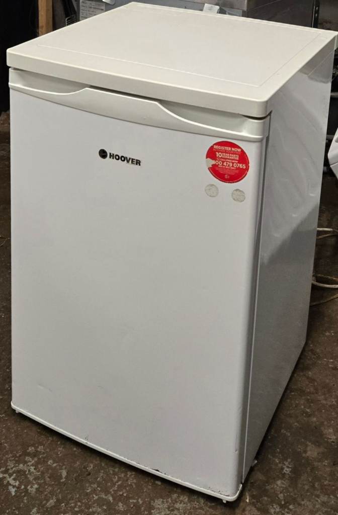 Hoover HFLE54W Undercounter 55cm Larder Fridge - White [Energy Class A+] Mini Fridge Good working 