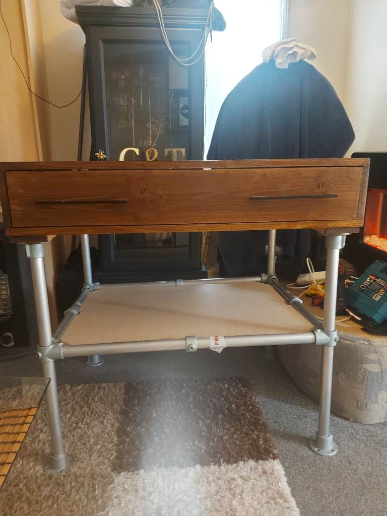 Handmade work bench with drawer 