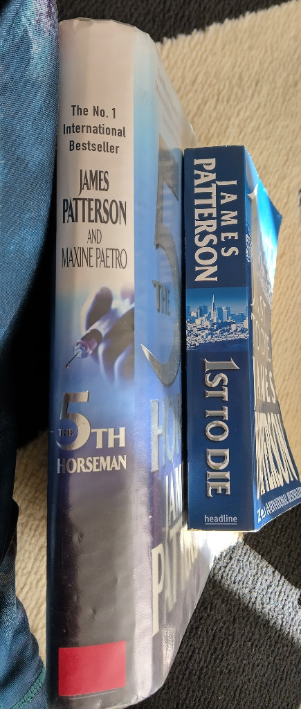 2 x James Patterson books