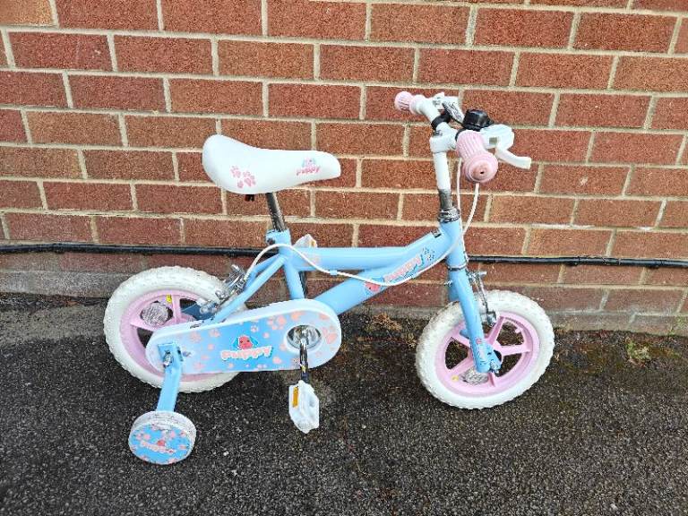 12 inch Puppy Bike Pastel Blue