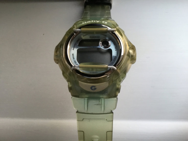 Baby G lime watch