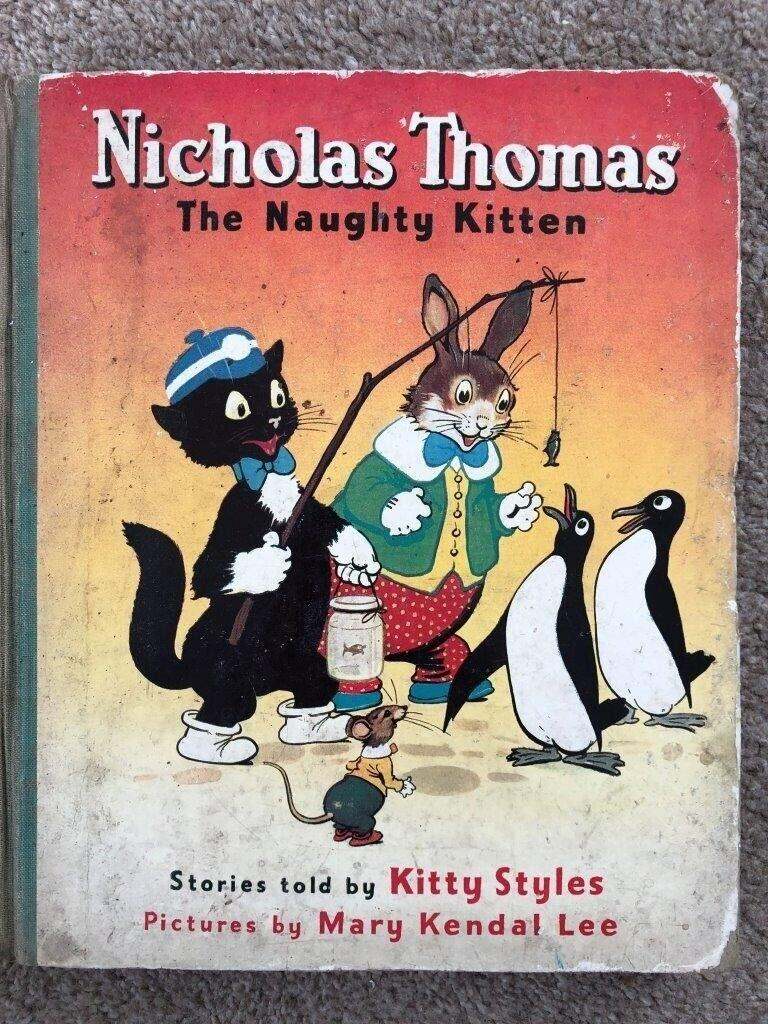 Nicholas Thomas The Naughty Kitten - Kitty Styles 1949