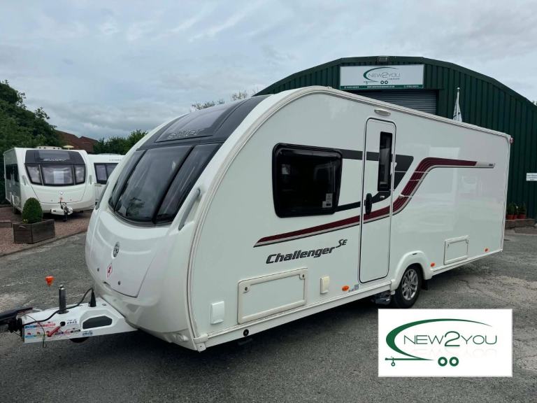 2015 Swift Challenger SE 4 Berth TRANSVERSE BED Caravan - STOCK H124 - REDUCED