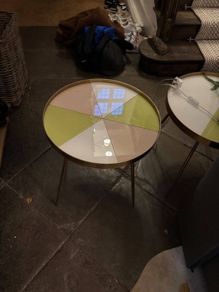 Two side tables