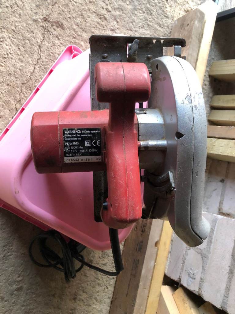 red devil corded circular saw 1200w