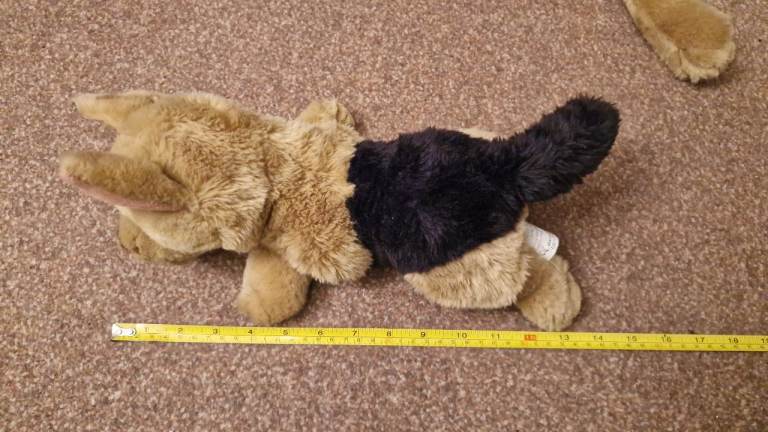 Two German Shepherd Dog Soft Toy 