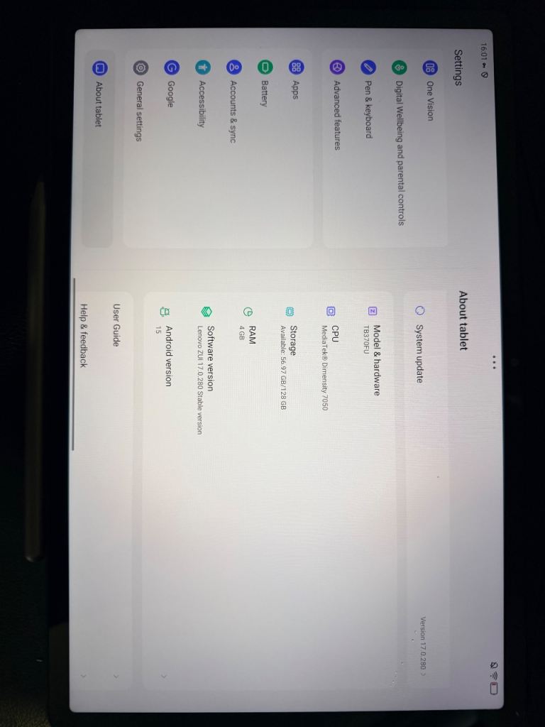 Lenovo Tab P12 128GB Grey