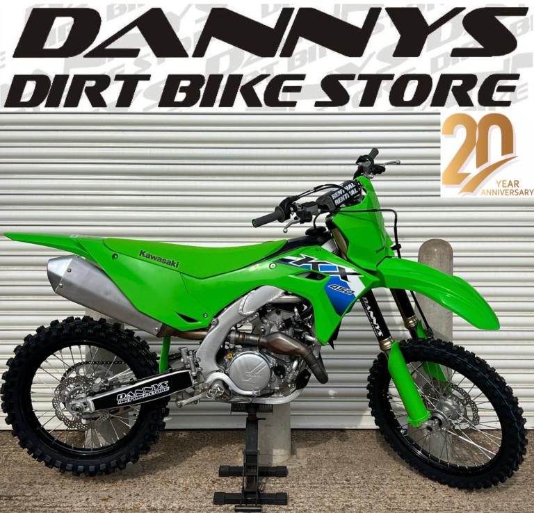 DANNYS DIRT BIKES KAWASAKI KXF 450 2026 KX 450 26 MAY PX MX CRF 450 YZF 450 SXF 