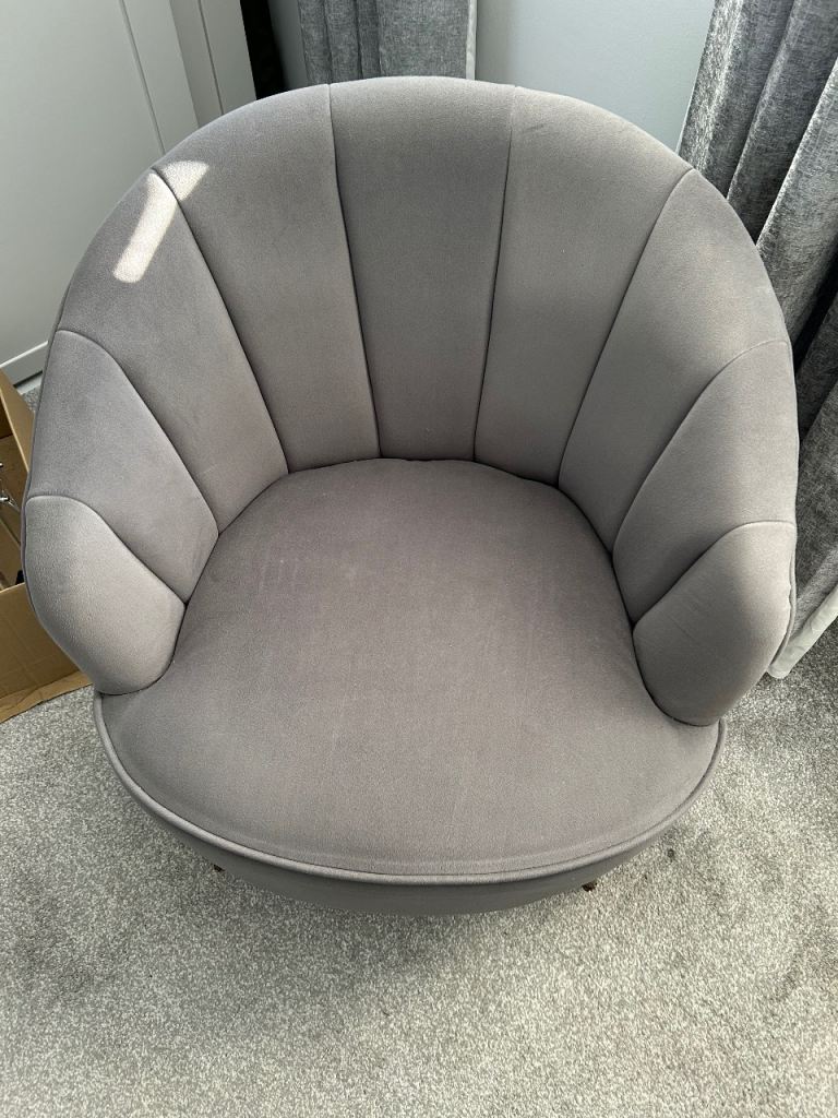 Grey Tub Chair