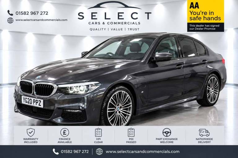 2020 BMW 5 Series 2.0 530e M Sport Auto 4dr Saloon Hybrid Automatic