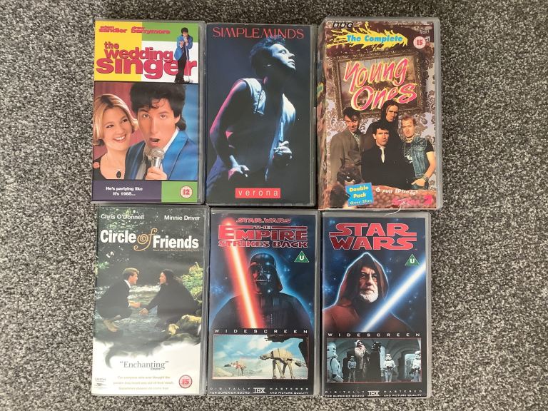 Collection of Various Retro VHS Cassettes Bundle. Used But Good Condition
