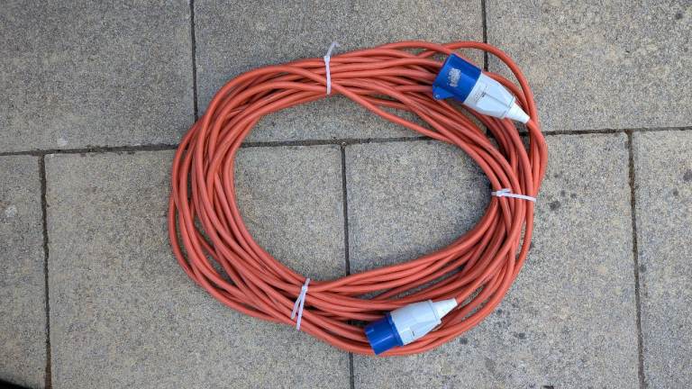 25m Caravan mains cable