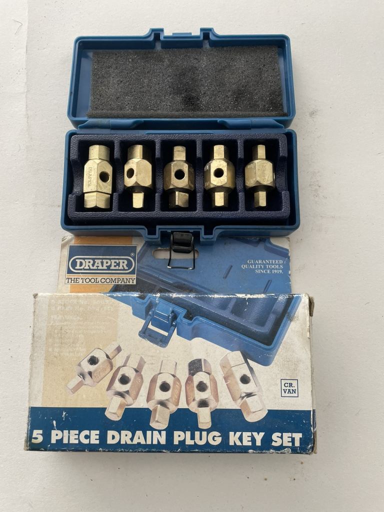 5 piece drain plug set