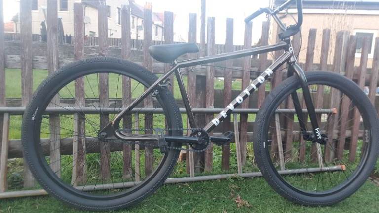 Cult Devotion 26" BMX Bike - Black Chrome With Black Parts 22