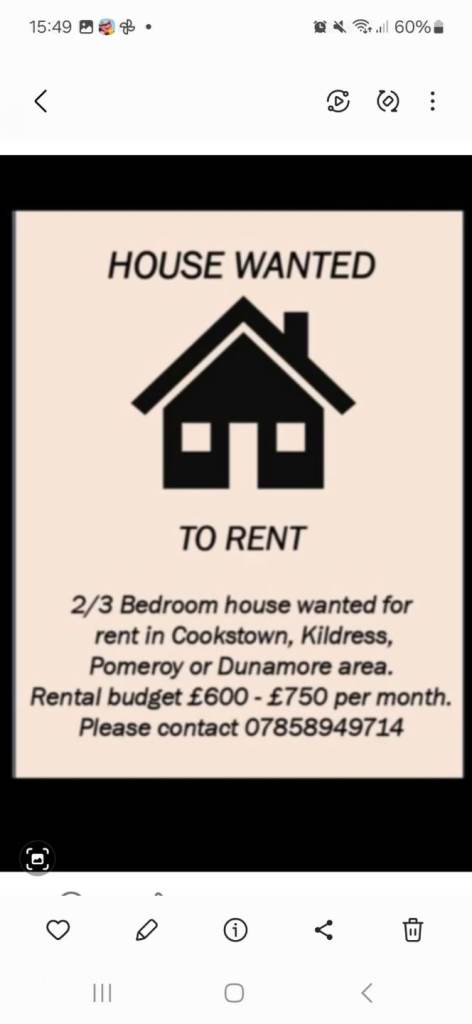 Looking a house to rent ASAP