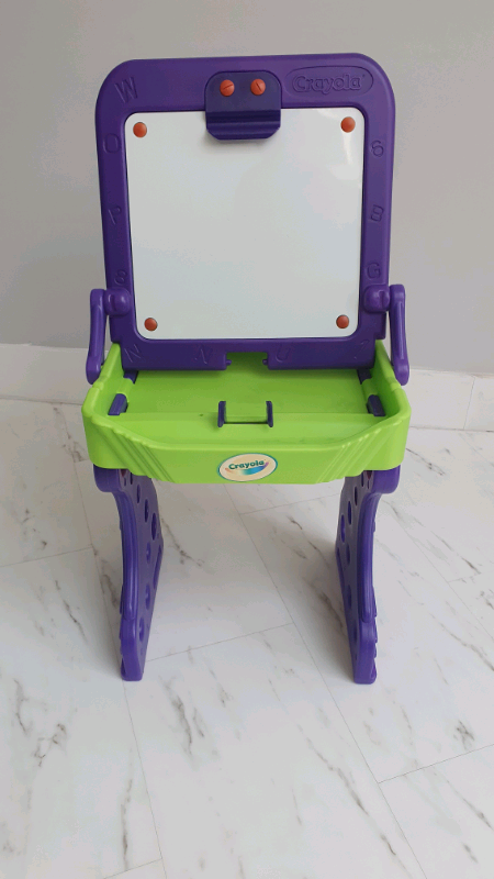 Crayola My First Art Studio Desk Kids Easel with stool