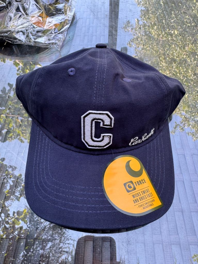 Carhartt AH6302-M Navy Blue Cap with 'C' Logo – Brand New with Tags
