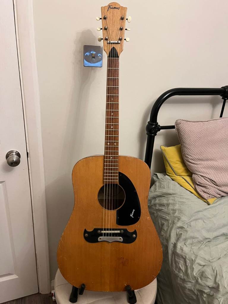 Beautiful Vintage 1960s Framus Texan 5/196 (Dix 6 J-196) Acoustic Guitar