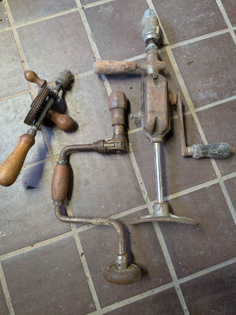 Vintage Hand Drills 