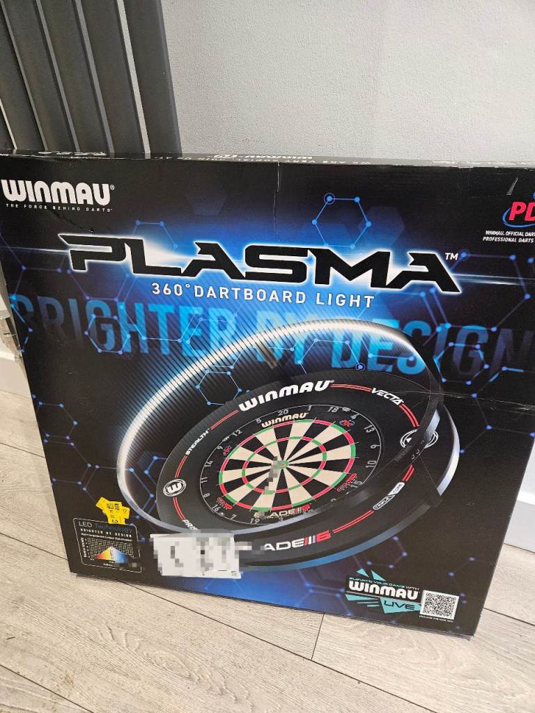Winmau Plasma 360 Dartboard & blade 6 surroundLight - BRAND NEW