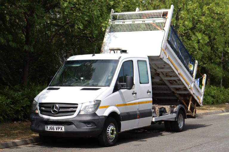 MERCEDES SPRINTER 516 CDI CREW CAB STEEL TIPPER (2016)