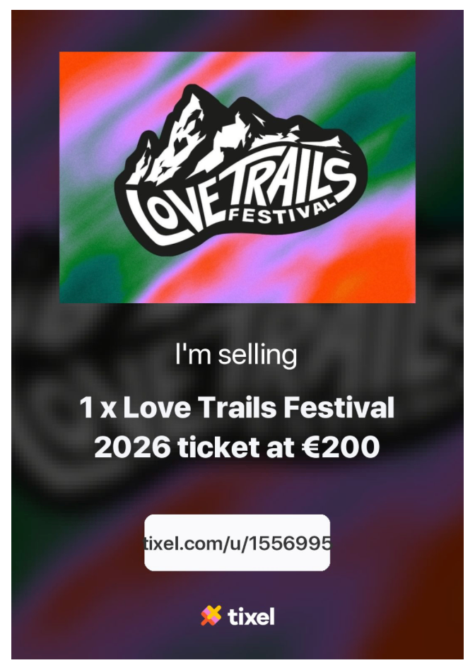 Love Trails Festival 2026 Ticket - 1x Entry