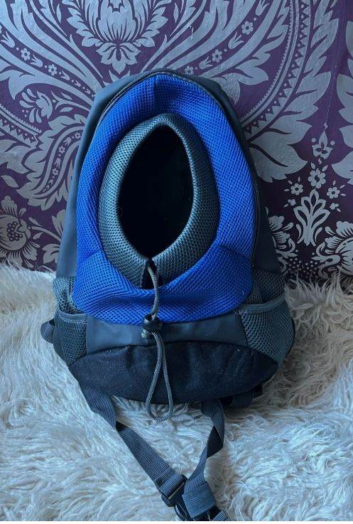 Popcorn Pet Carrier Backpack Blue Grey for Small Dog / Cat