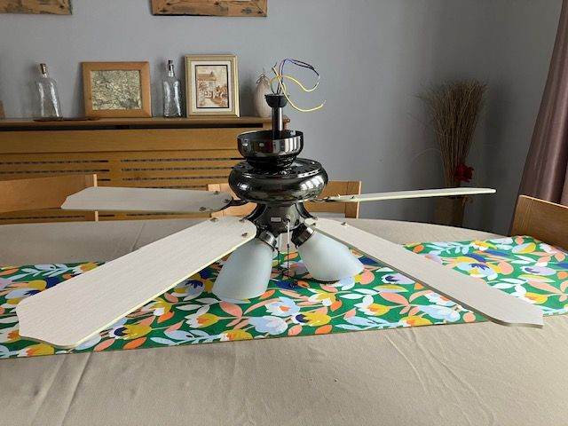 Bedroom ceiling fan/light