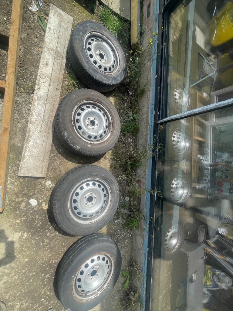 Set of 4 Steel Wheels & Tyres - 215/65R16C (Van / Commercial)