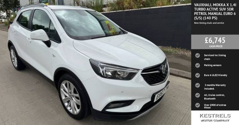 2017 Vauxhall Mokka X 1.4i Turbo Active SUV 5dr Petrol Manual Euro 6 (s/s) (140 ps) HATCHBACK Pet...