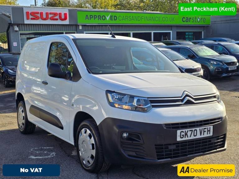 2021 Citroen Berlingo White 1.5 BlueHDi 1000 Enterprise Van, 64,271 miles,, Euro 6 ULEZ, 5-speed,...