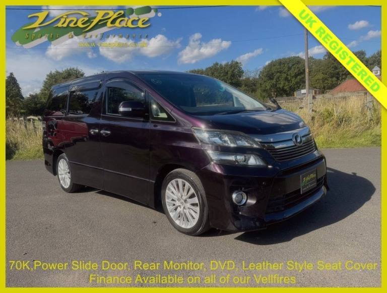 2025 Toyota Vellfire 2.4Z, 7 Seats, Auto MPV PETROL Automatic