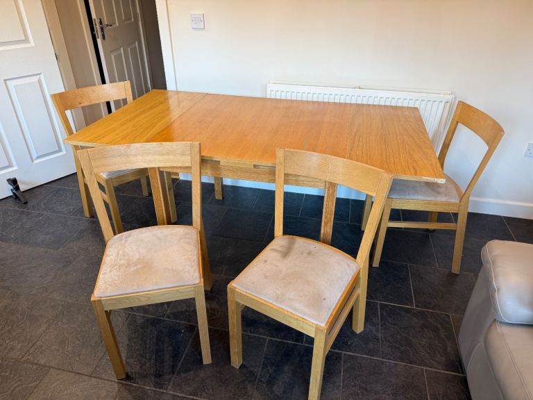 IKEA Extendable Dining Table + 6 Chairs