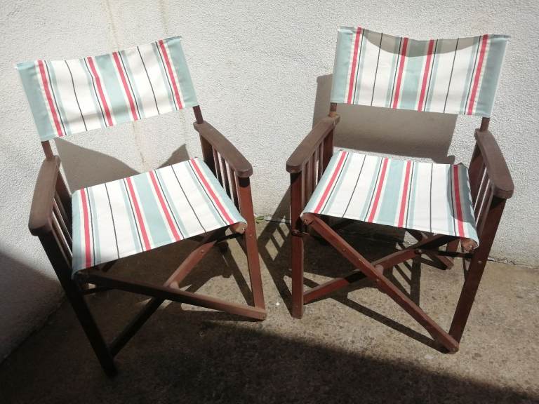 John Lewis folding Directors chair X2