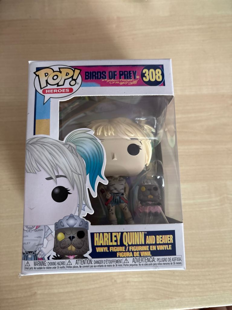 Funko Pop! Harley Quinn and Beaver (Birds of Prey) - New in Box