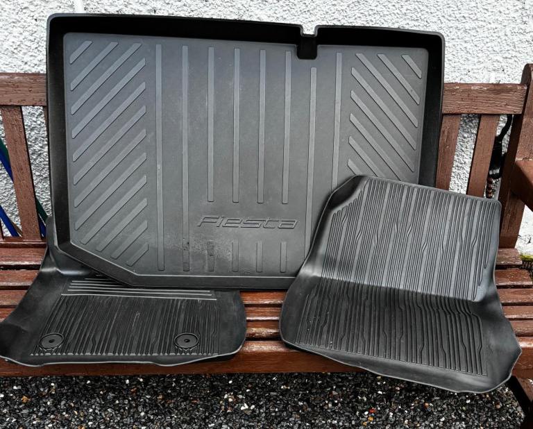 Genuine Ford Fiesta Mk8 (2017-2023) Rubber Front Mats & Boot Liner Set