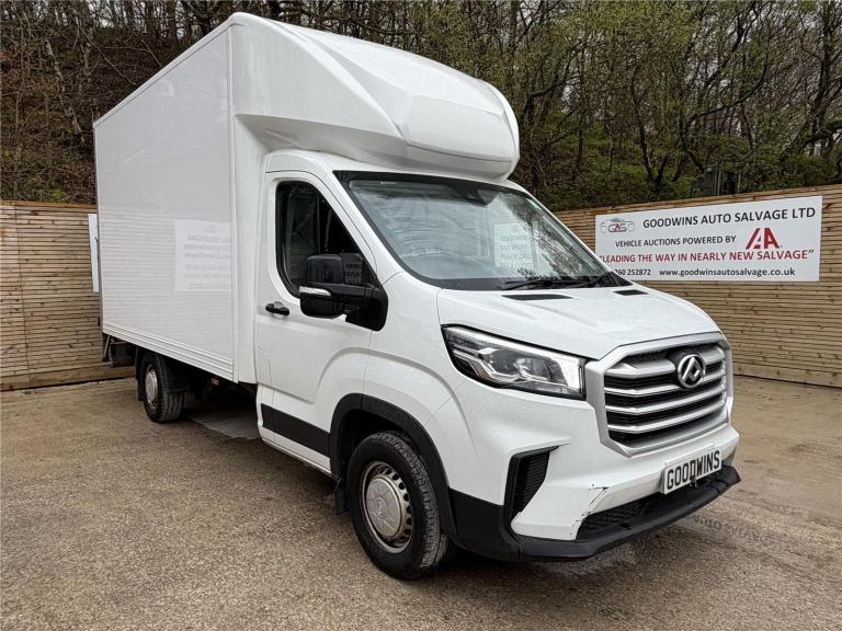 2023 73 MAXUS DELIVER 9 BASE LUTON L3 2.0TD DAMAGED REPAIRABLE SALVAGE